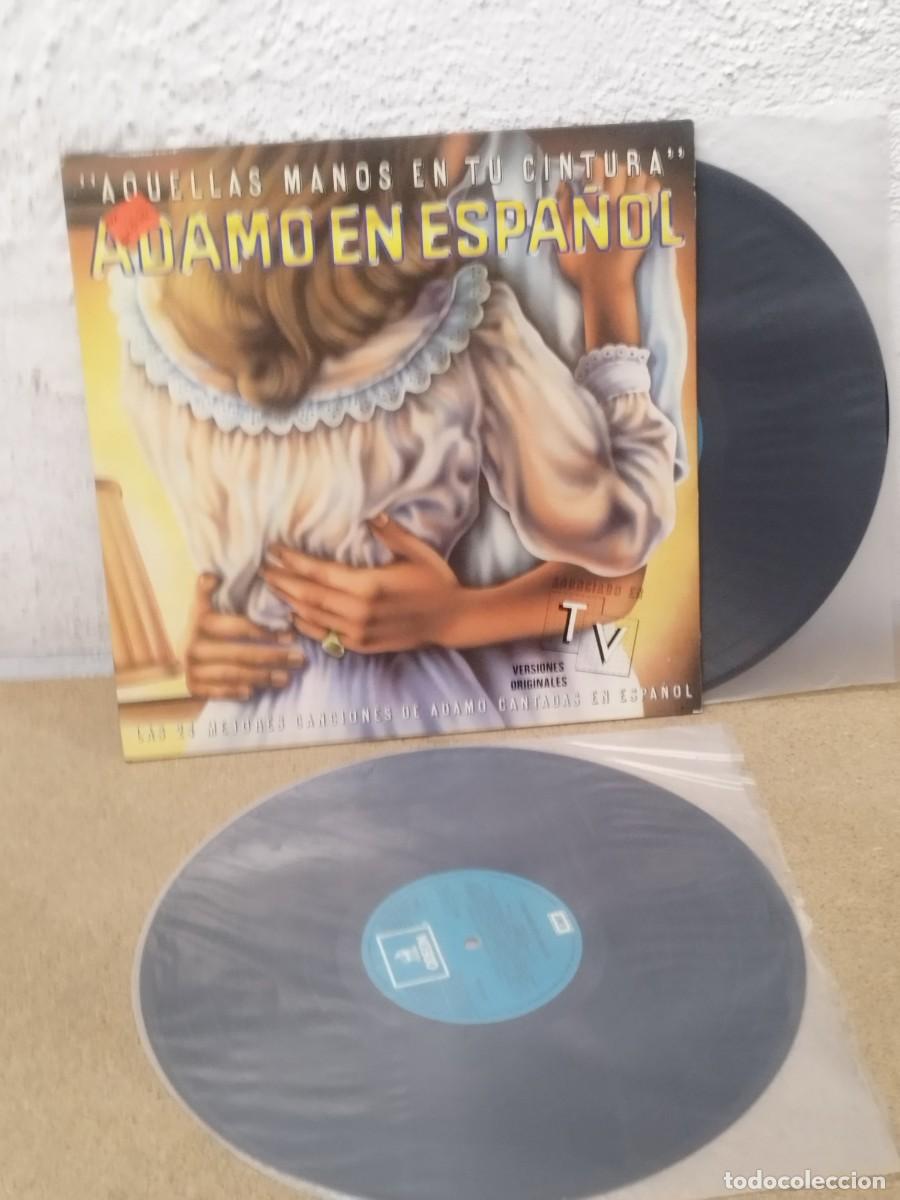 Discos de vinilo: Adamo &ndash; Adamo En Espa&ntilde;ol &rdquo;Aquellas Manos En Tu Cintura&rdquo; 2 x LP en muy buen estado. (1981).