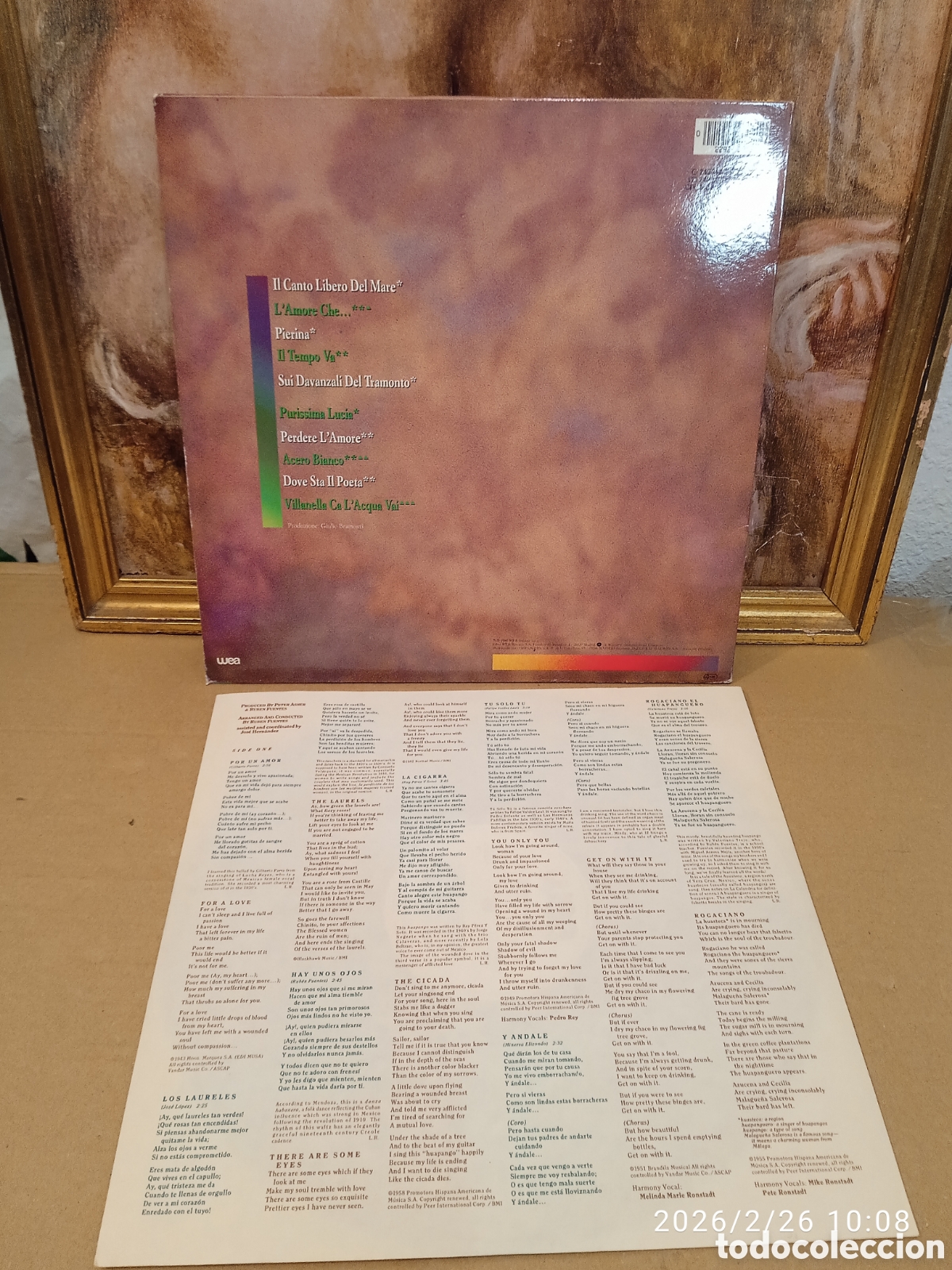 Discos de vinilo: Perdere lamore (M&aacute;ximo Ranieri) - Foto 3