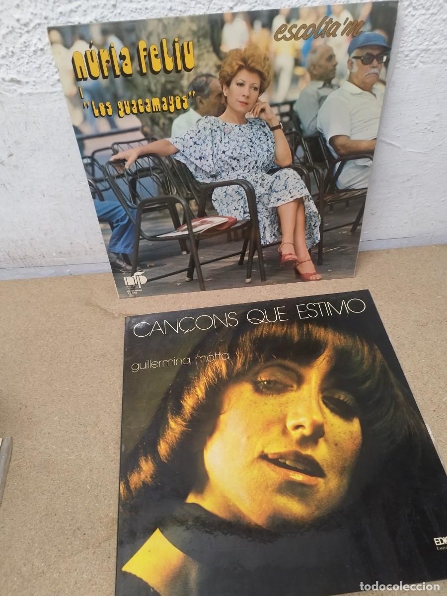Discos de vinilo: Lote 2 Vinilos LP: N&uacute;ria Feliu + Guillermina Motta (Nova Can&ccedil;&oacute; / M&uacute;sica Catalana).