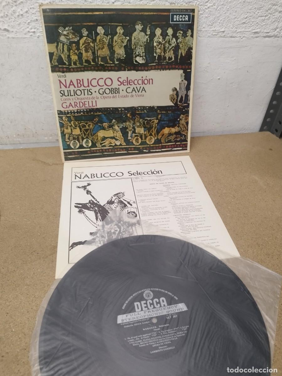 Discos de vinilo: Verdi - NABUCCO - Tito Gobbi, Vienna Opera Orchestra & Chorus Conducted By Lamberto Gardelli .