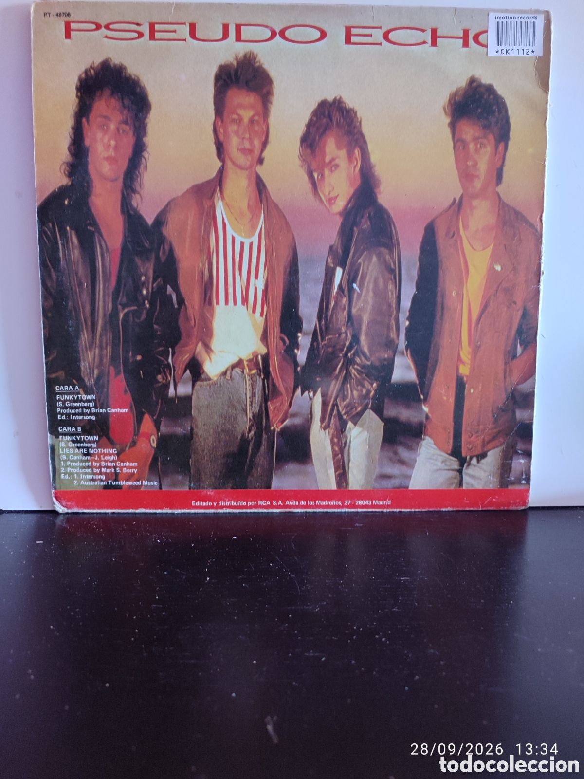 Discos de vinilo: Pseudo Echo &ndash; Funky Town - Foto 2