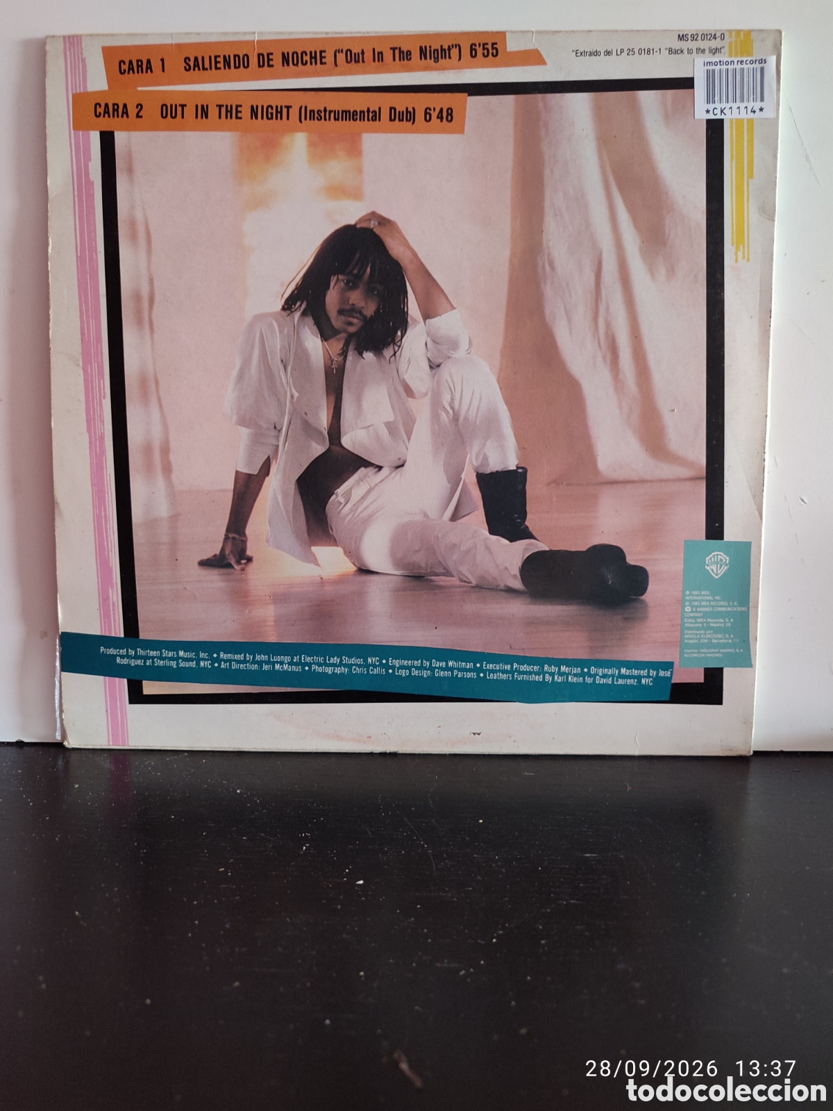 Discos de vinilo: Serge! Ponsar &ndash; Saliendo De Noche - Foto 2