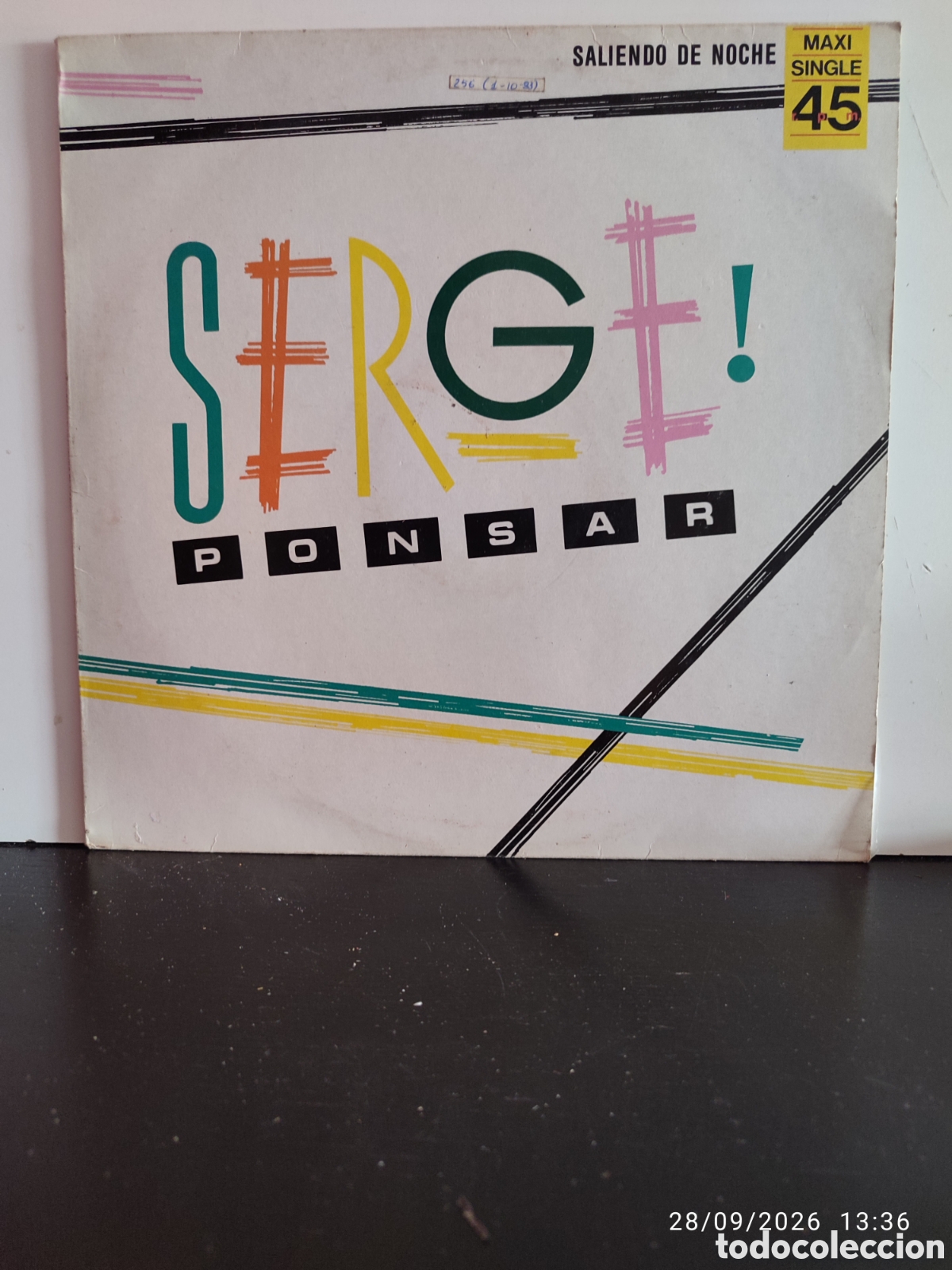 Discos de vinilo: Serge! Ponsar &ndash; Saliendo De Noche - Foto 1