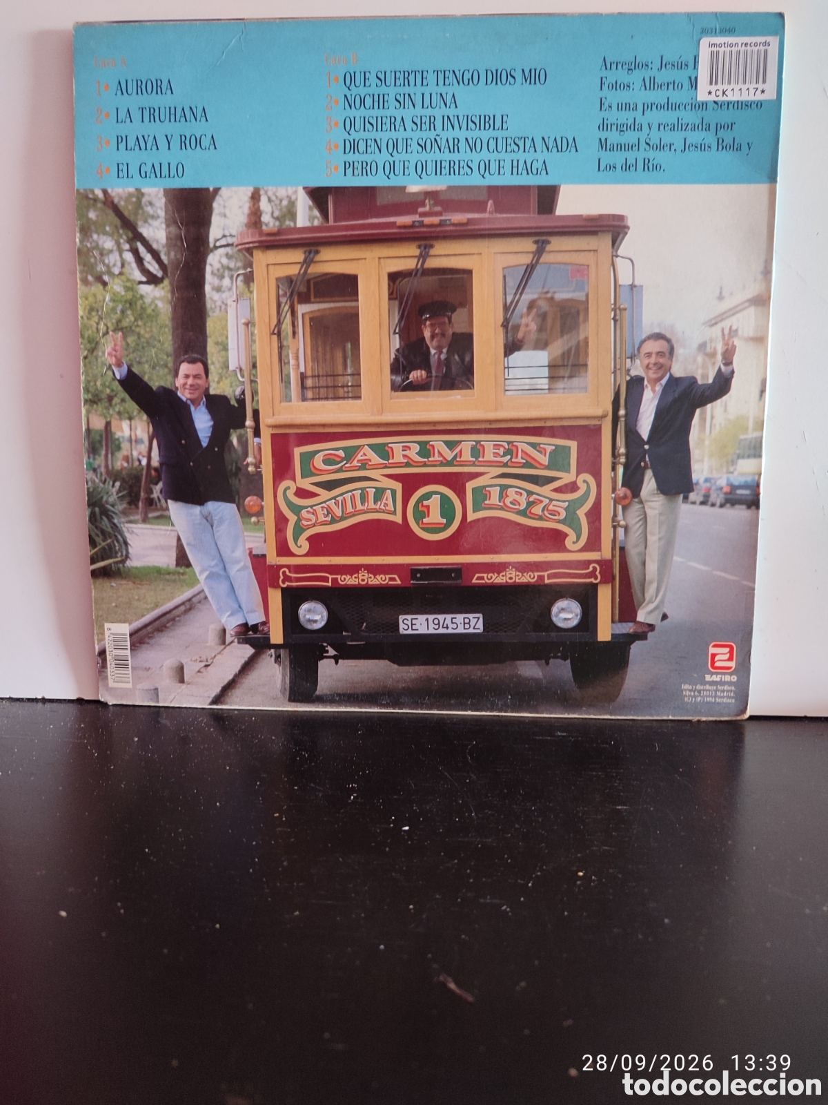 Discos de vinilo: Los Del Rio &ndash; El Gallo De Aurora - Foto 2