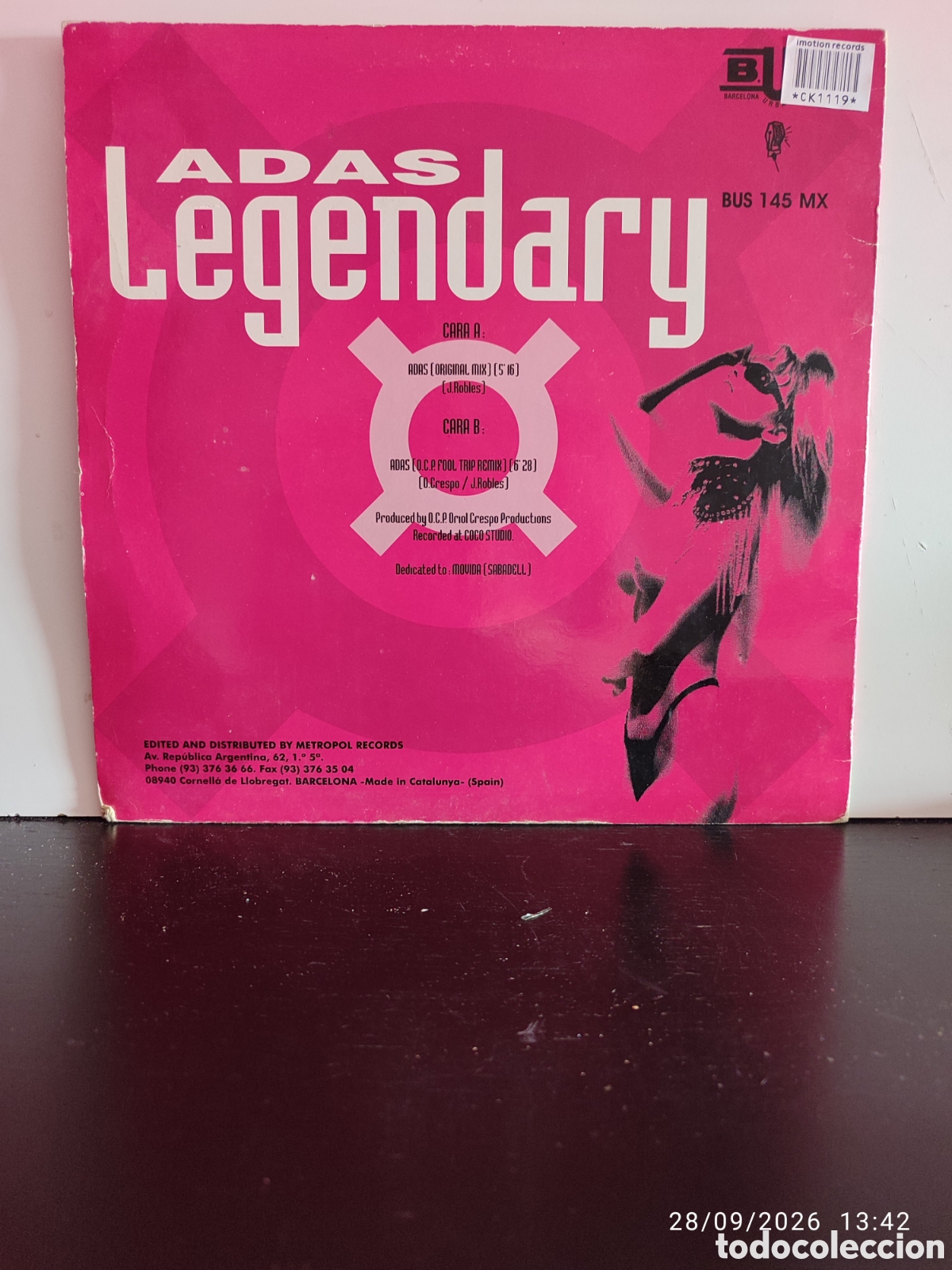 Discos de vinilo: Legendary &ndash; Adas VINILO - Foto 2