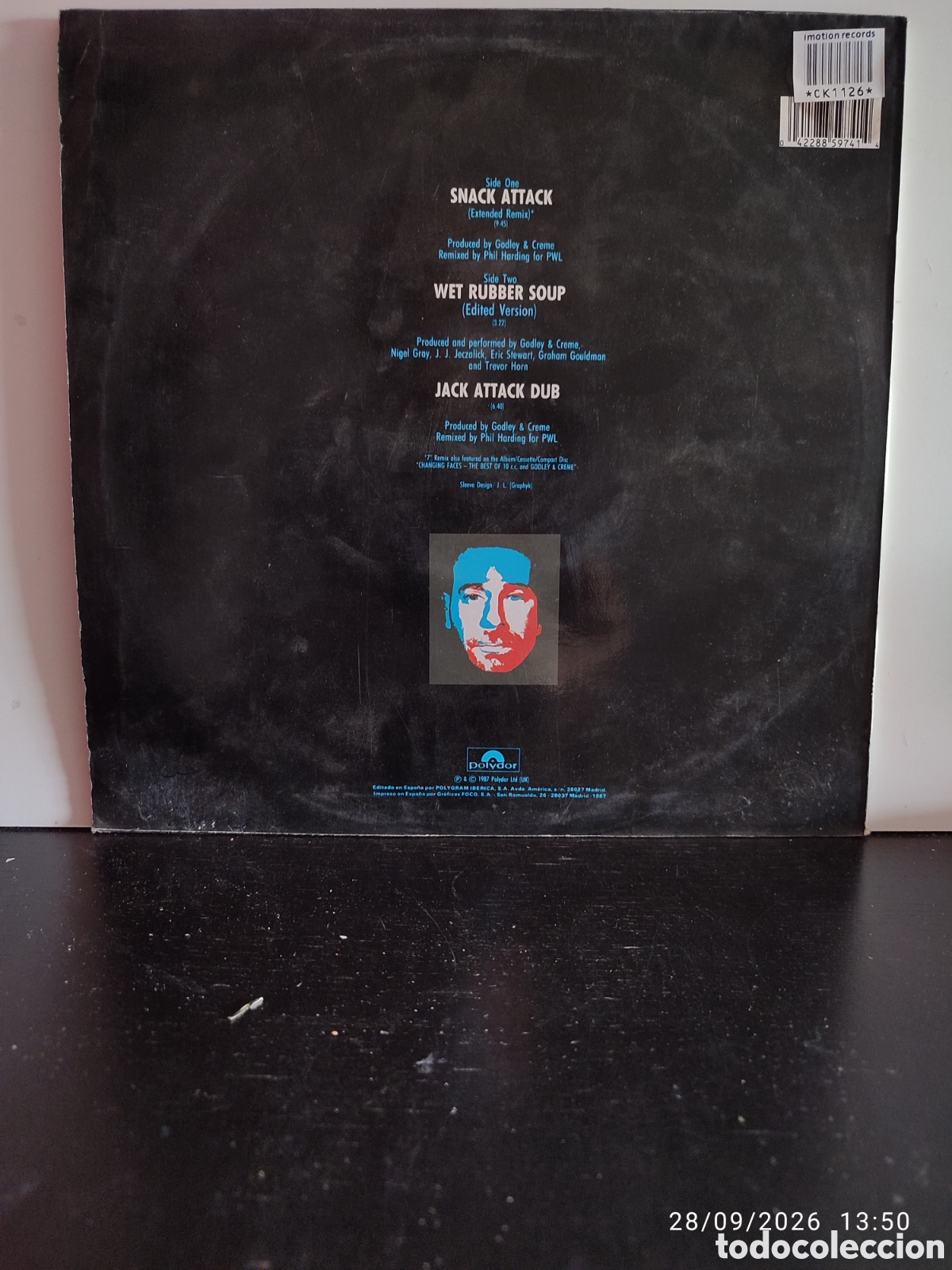 Discos de vinilo: Godley & Creme &ndash; Snack Attack - Foto 2