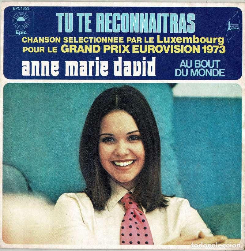 Discos de vinilo: Tu te Reconnaitras. Au Bout du Monde. Single - Anne Marie David