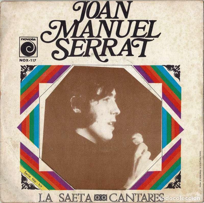 Discos de vinilo: La Saeta. Cantares. Single - Joan Manuel Serrat - Foto 2