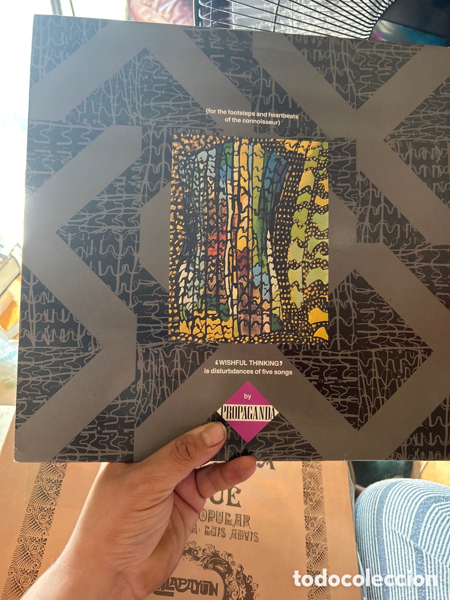 Discos de vinilo: Wishful thinking is disturbdances of live songs by propaganda. Lp vinilo
