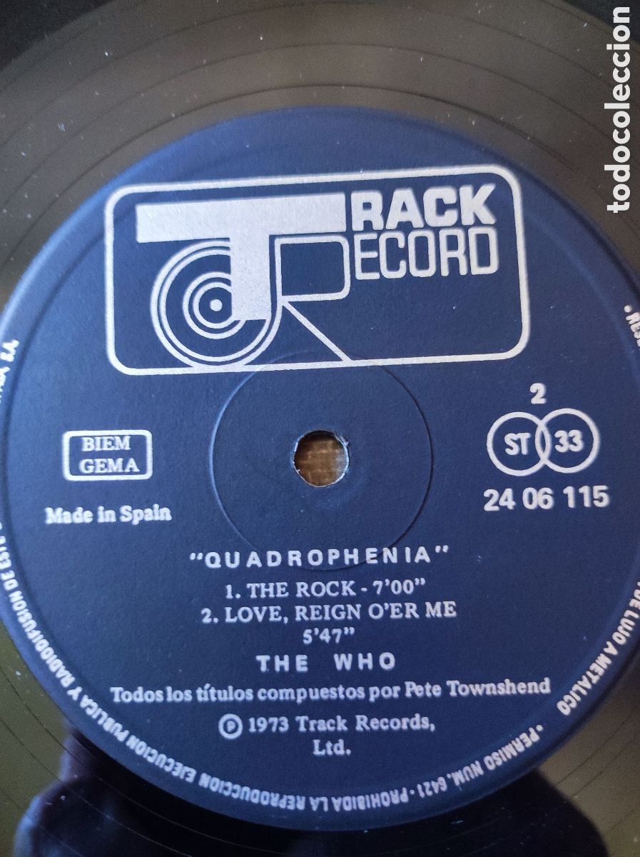 Discos de vinilo: THE WHO - QUADROPHENIA - Foto 9