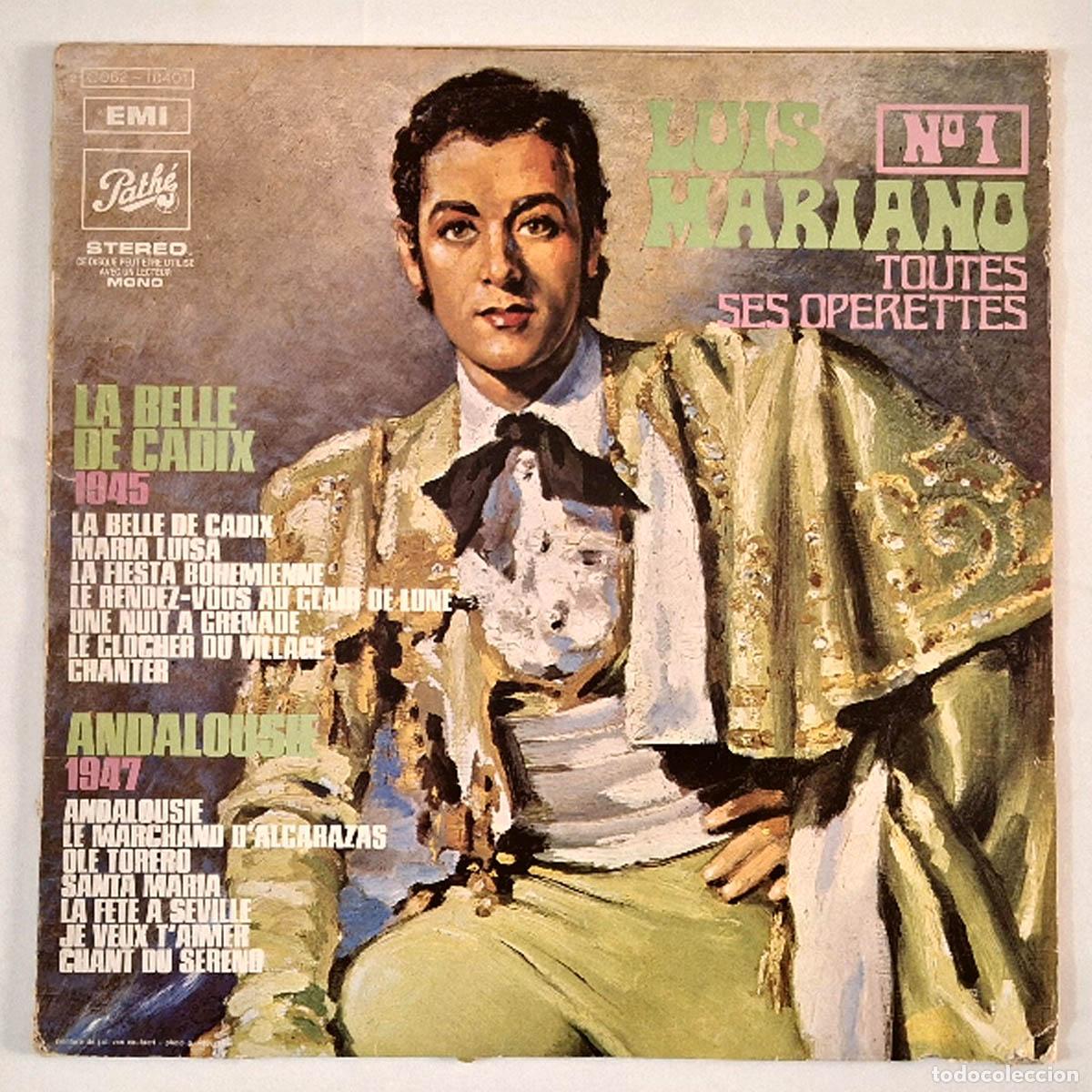 Discos de vinil: Luis Mariano - Toutes ses op&eacute;rettes