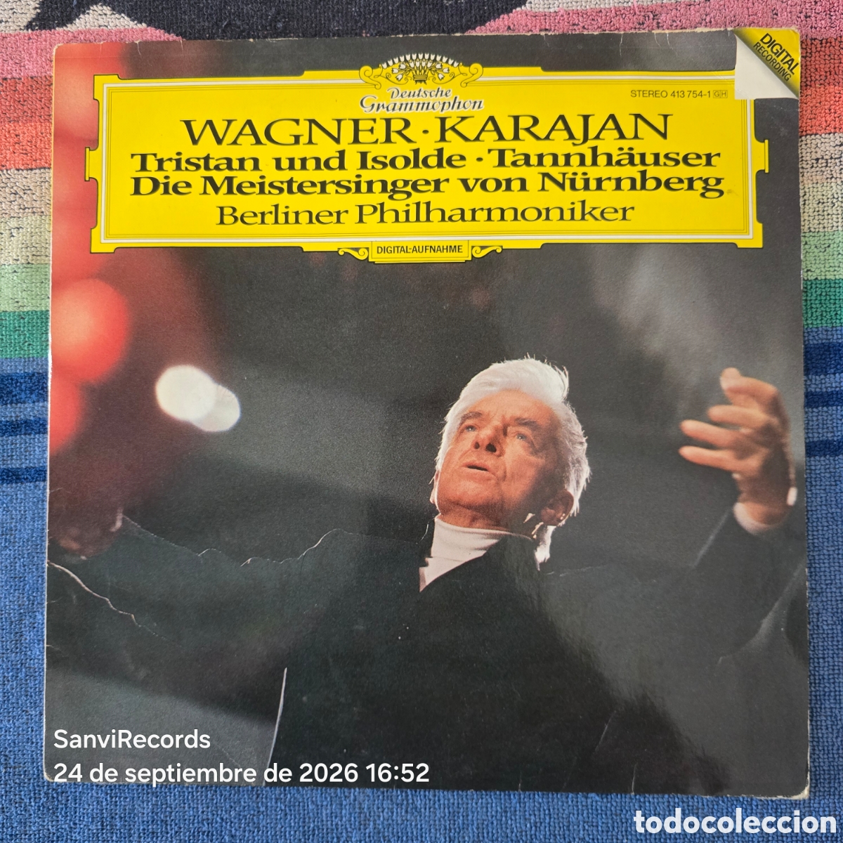 Discos de vinilo: [LP] WAGNER, KARAJAN: TRISTAN UND ISOLDE - TANNH&Auml;USER... (DEUTSCHE GRAMMOPHON) (1984)