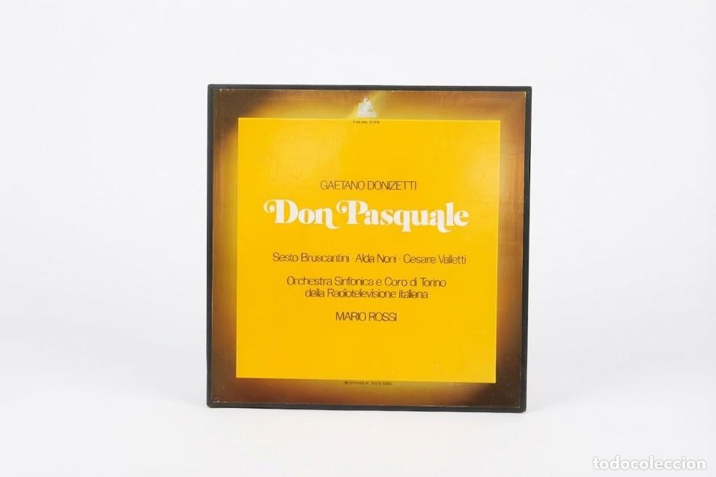 Discos de vinilo: GAETANO DONIZETTI DON PASQUALE - CAJA 2 LP OPERA - CETRA HISPAVOX 1982