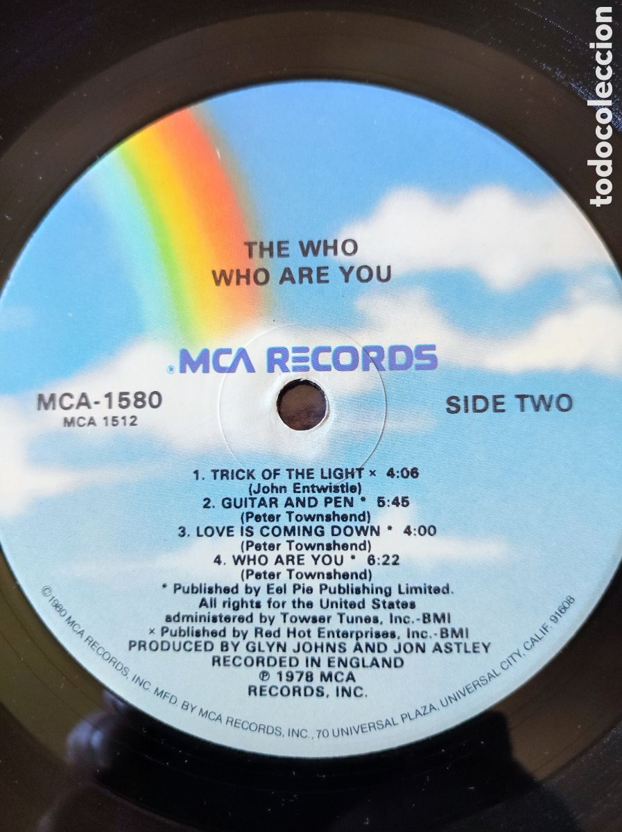 Discos de vinilo: THE WHO - WHO ARE YOU - Foto 4