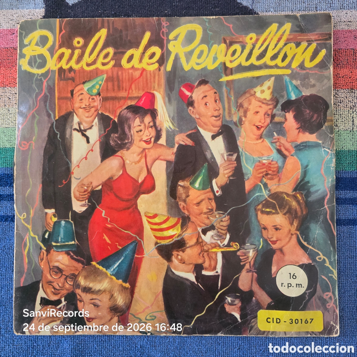 Discos de vinilo: [LP] DIZZY GILLESPIE, CHARLIE PARKER, SIDNEY BECHET...: BAILE DE REVEILLON (CID) (1959)