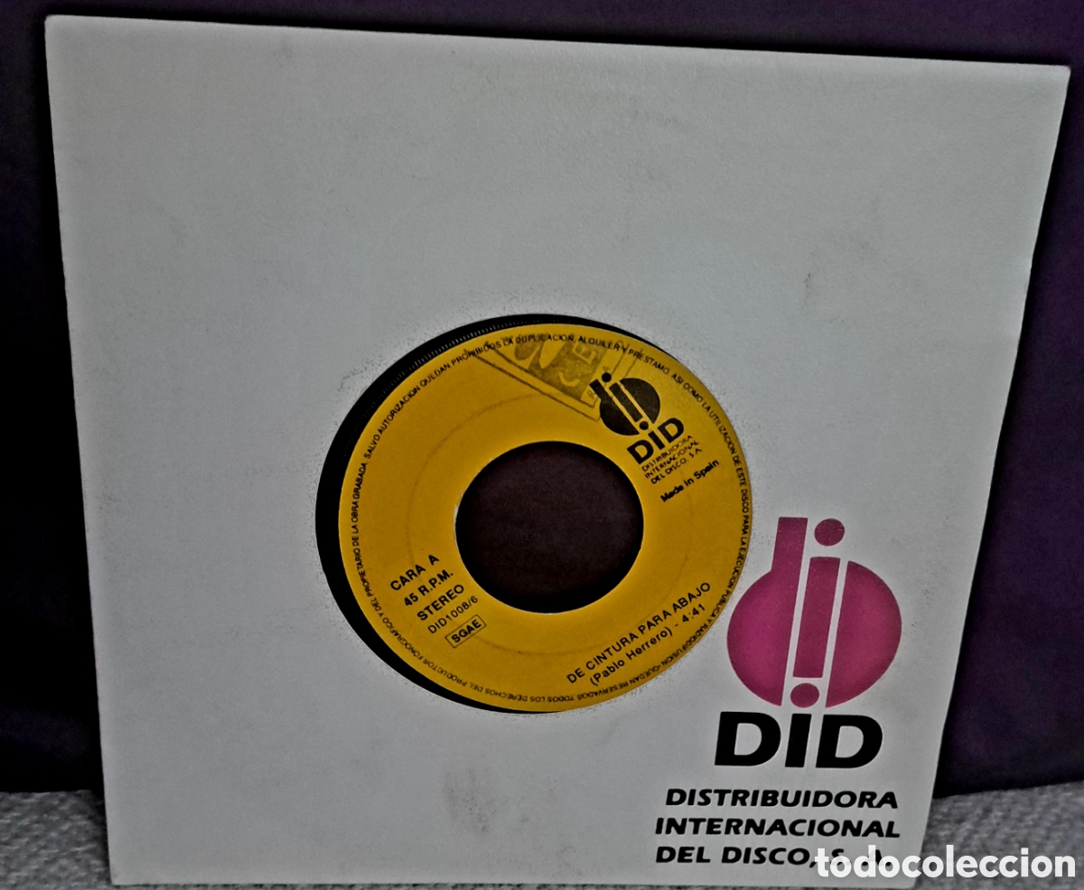 Discos de vinilo: Pablo Herrero De cintura para abajo