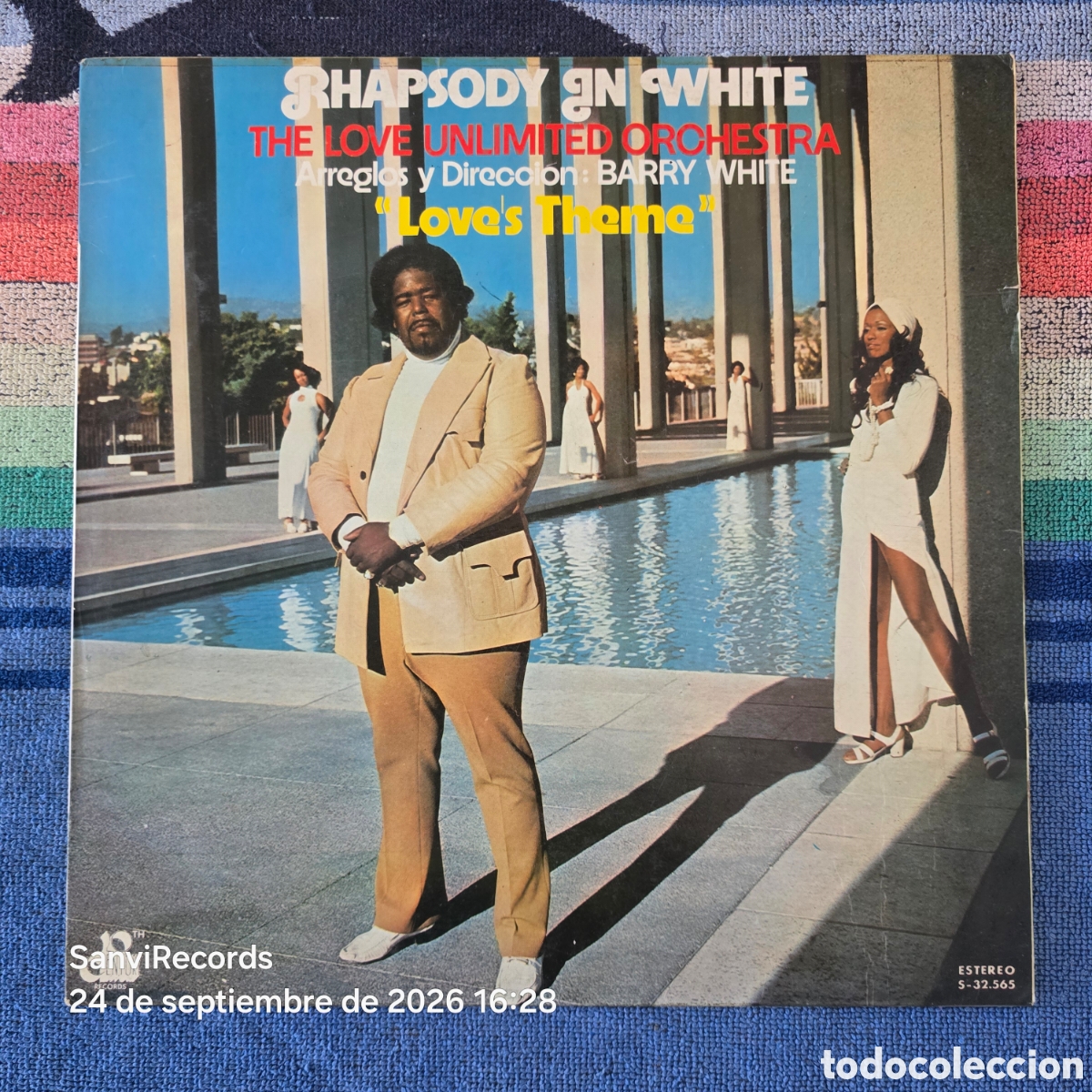 Discos de vinilo: [LP] THE LOVE UNLIMITED ORCHESTRA, BARRY WHITE: RHAPSODY IN WHITE (20TH CENTURY RECORDS) (1974)