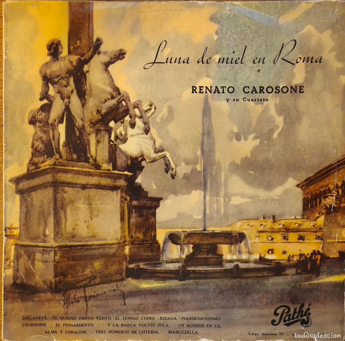 Discos de vinilo: DISCO LP DE RENATO CAROSONE. LUNA DE MIEL EN ROMA