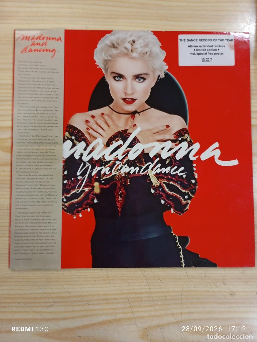 Discos de vinilo: Lp- Madonna - You can Dance - Edicion Limitada -Contiene Poster y Obi