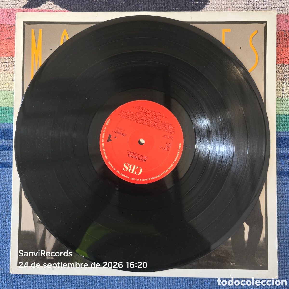 Discos de vinilo: [LP] MOCEDADES: SOBREVIVIREMOS (CBS) (1987) - Foto 2