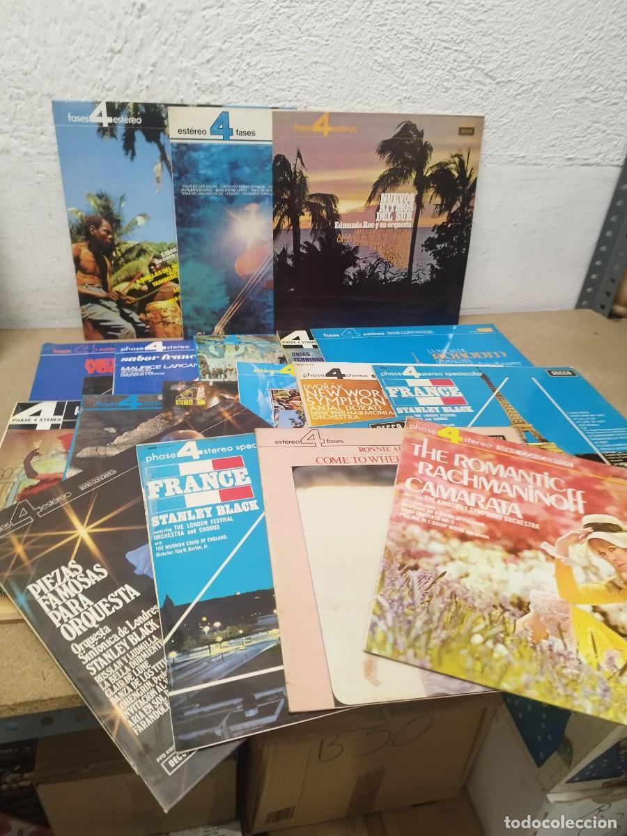 Discos de vinilo: Lote 16 Discos Vinilo LP Decca 'Phase 4 Stereo' - Stanley Black, Edmundo Ros, Cl&aacute;sica y Orquesta.