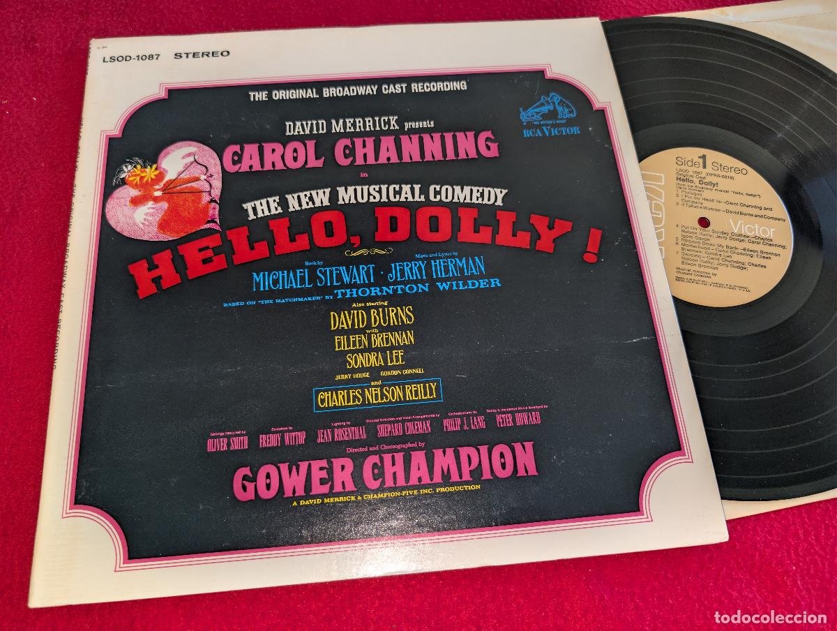 Discos de vinilo: THE NEW MUSICAL COMEDY HELLO DOLLY! BSO OST David Merrick - Carol Channing LP RCA USA US