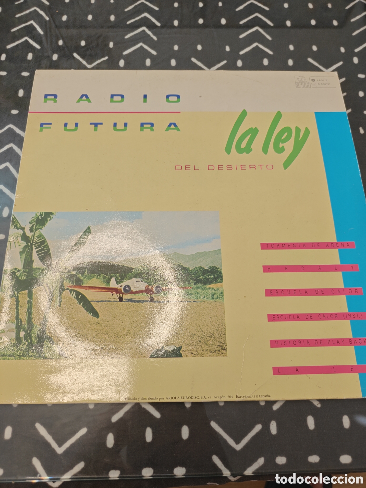 Discos de vinilo: Radio Futura &ndash; La Ley del Desierto / La Ley del Mar | Vinilo LP Ariola 1984