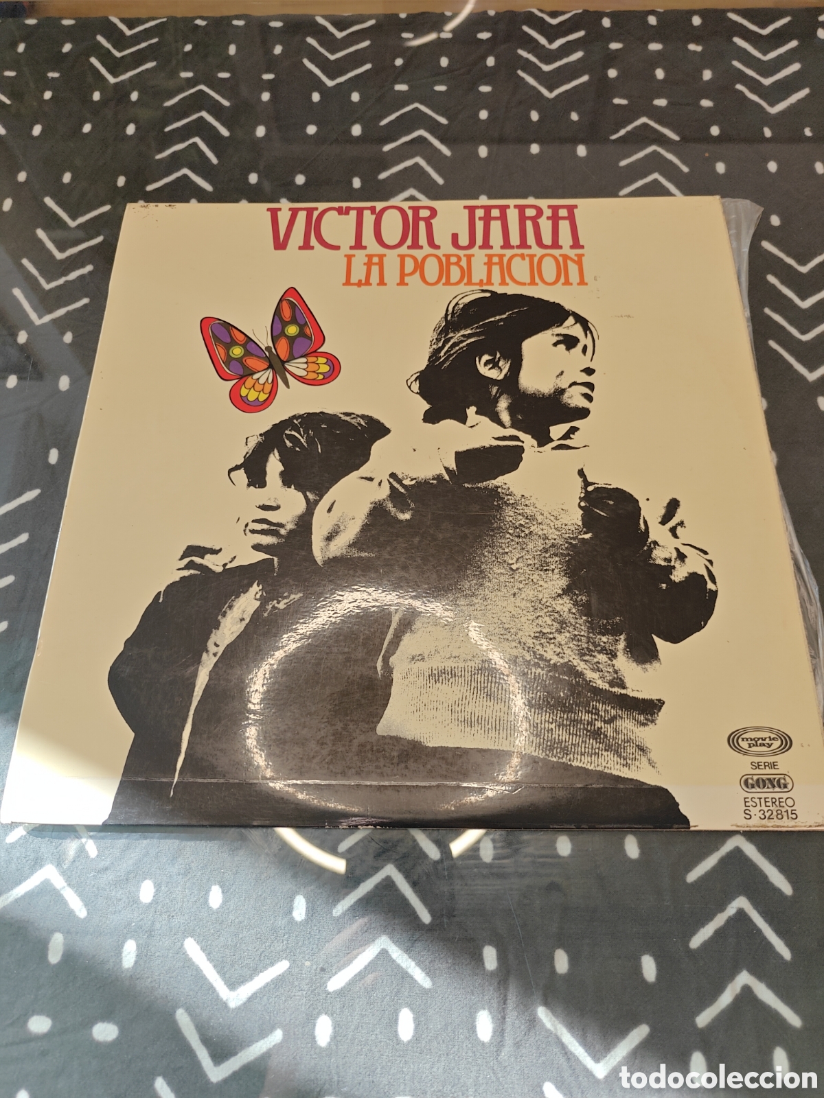 Discos de vinilo: V&iacute;ctor Jara &ndash; La Poblaci&oacute;n | Vinilo LP Movieplay 1976 Espa&ntilde;a