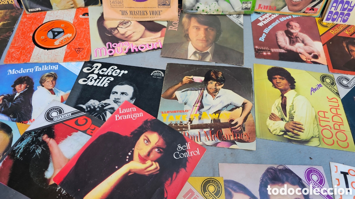 Discos de vinilo: Lote de 40 singles de vinilo - Foto 3