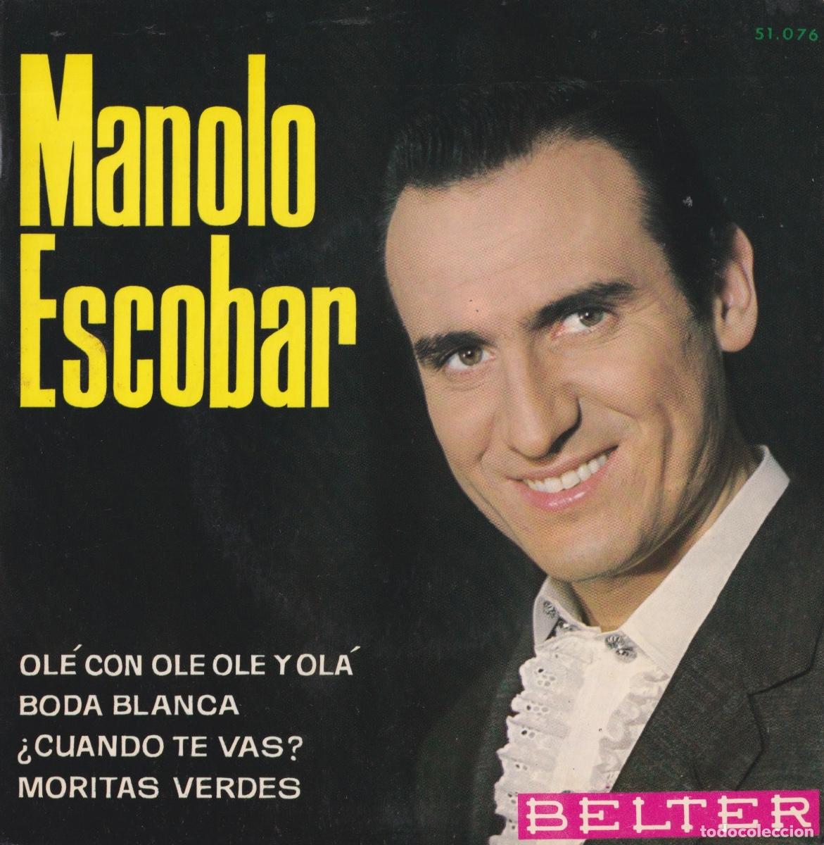 Vinyl records: LIQUIDACI&Oacute;N - MANOLO ESCOBAR - Ol&eacute; con ole ole y ol&aacute; - EP Made in FRANCE
