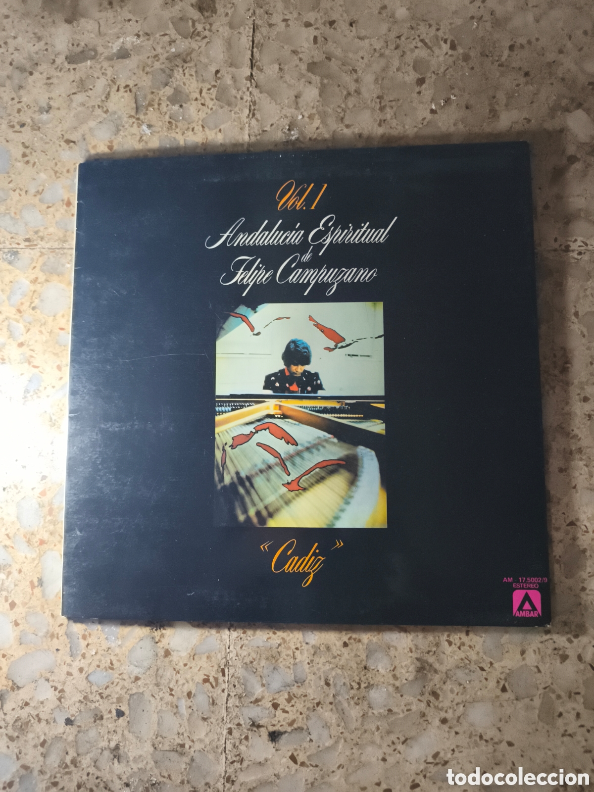 Discos de vinilo: Antiguo LP de Jaime Cantizano Andaluc&iacute;a espiritual