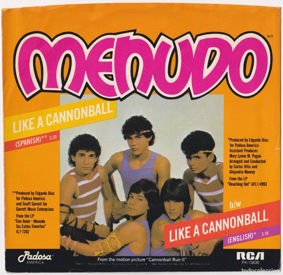 Discos de vinilo: LIQUIDACI&Oacute;N - MENUDO - Like a cannonball - Made in the UK