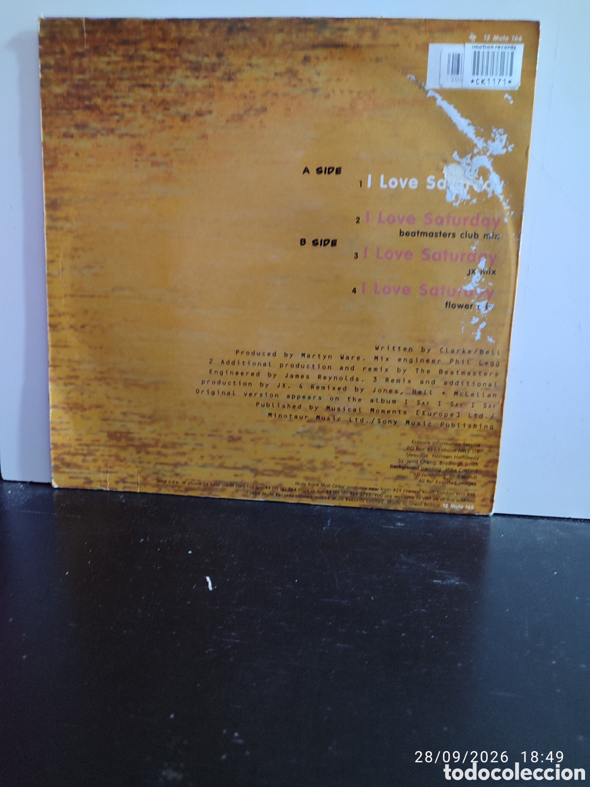 Discos de vinilo: Disco de vinilo ck1171 - Foto 2