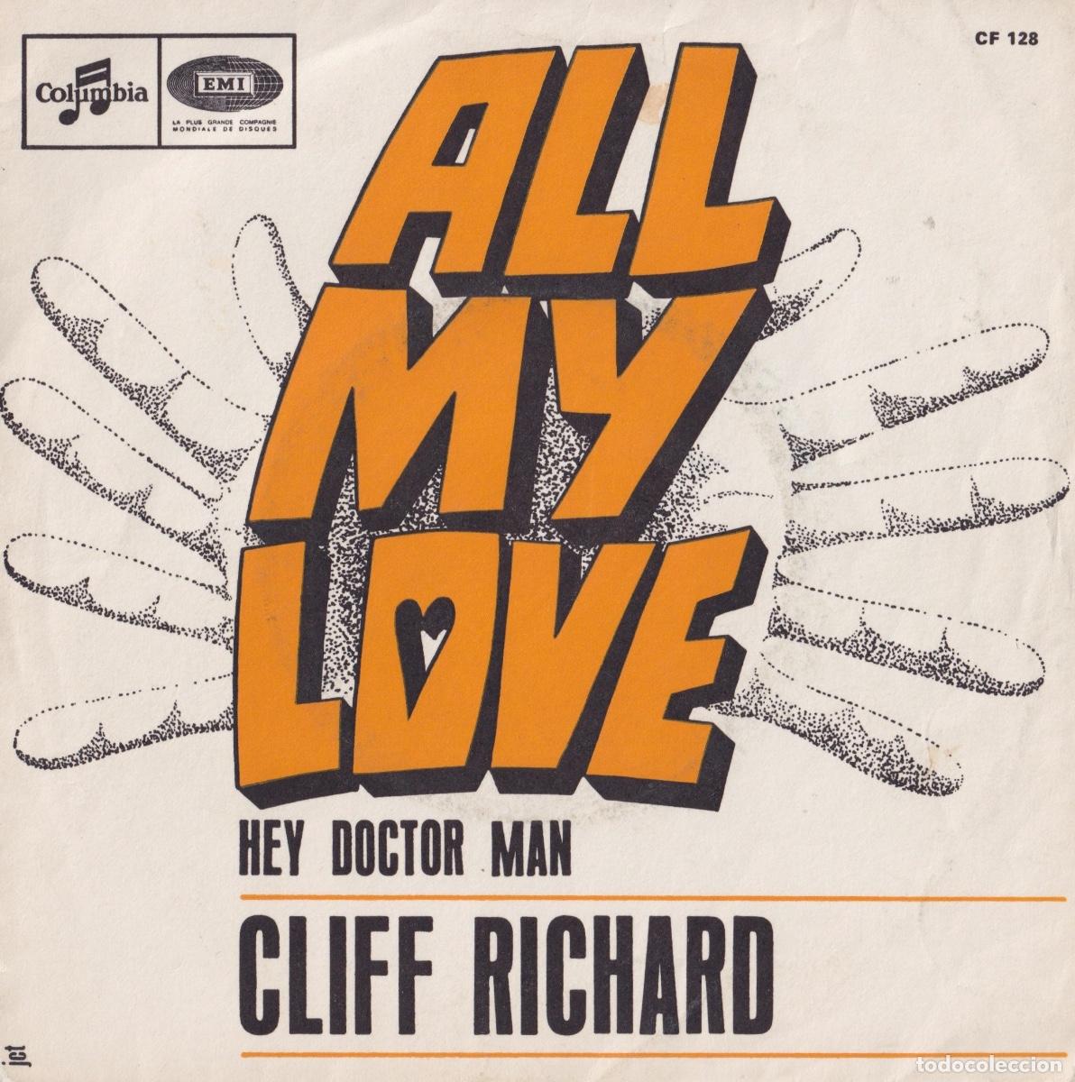 Discos de vinilo: LIQUIDACI&Oacute;N - CLIFF RICHARD - All my love - Made in FRANCE