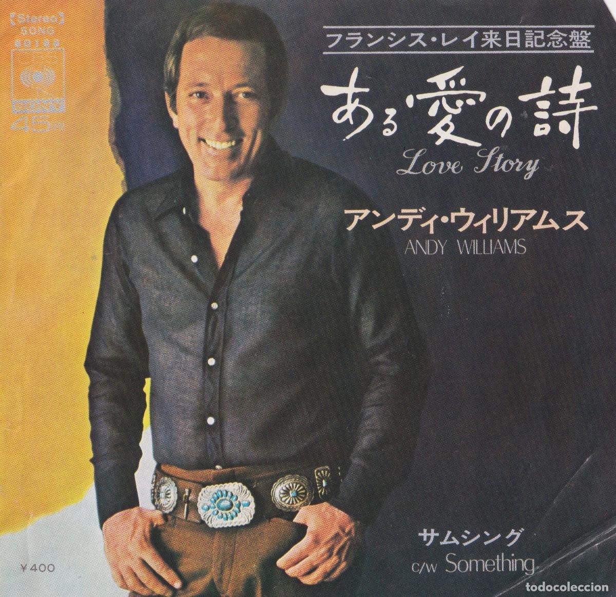 Discos de vinilo: LIQUIDACI&Oacute;N - ANDY WILLIAMS - Love Story - Made in JAPAN