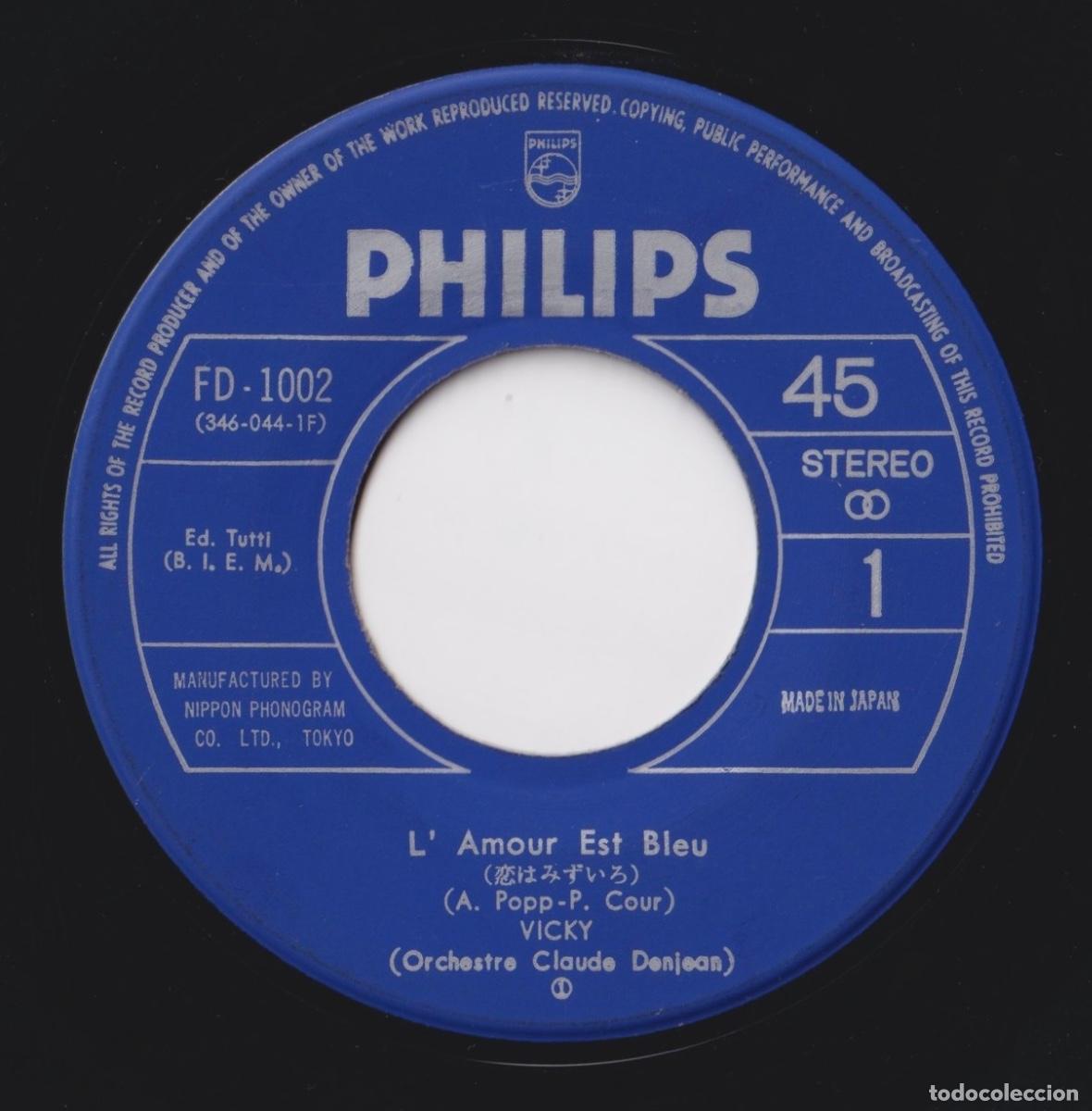Discos de vinilo: LIQUIDACI&Oacute;N - VICKY LEANDROS - L&acute;amour est bleu - Made in JAPAN