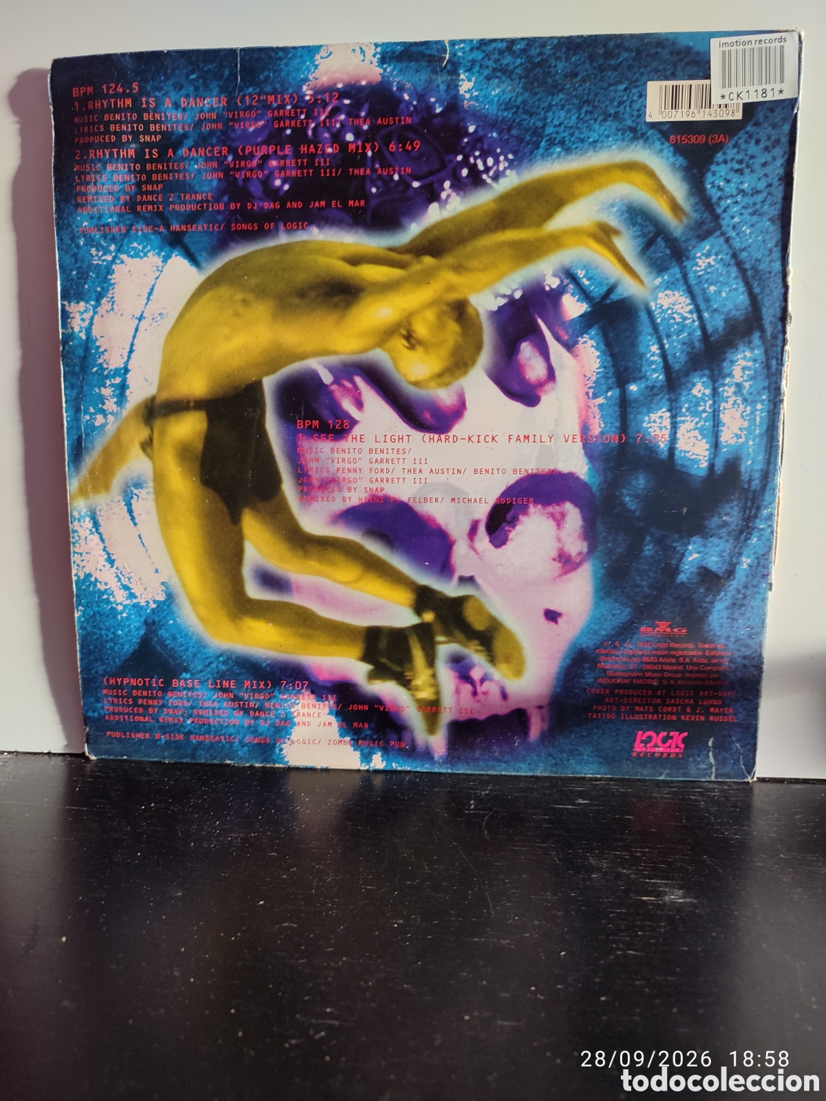 Discos de vinilo: Disco de vinilo ck1181 - Foto 2