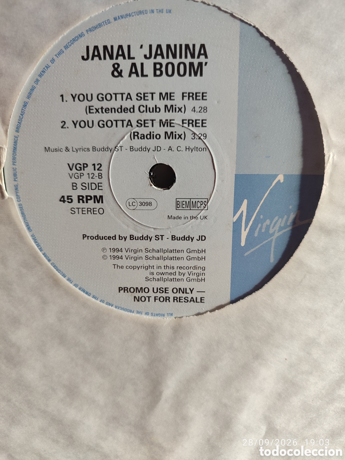 Discos de vinilo: Disco de vinilo ck1187 - Foto 2