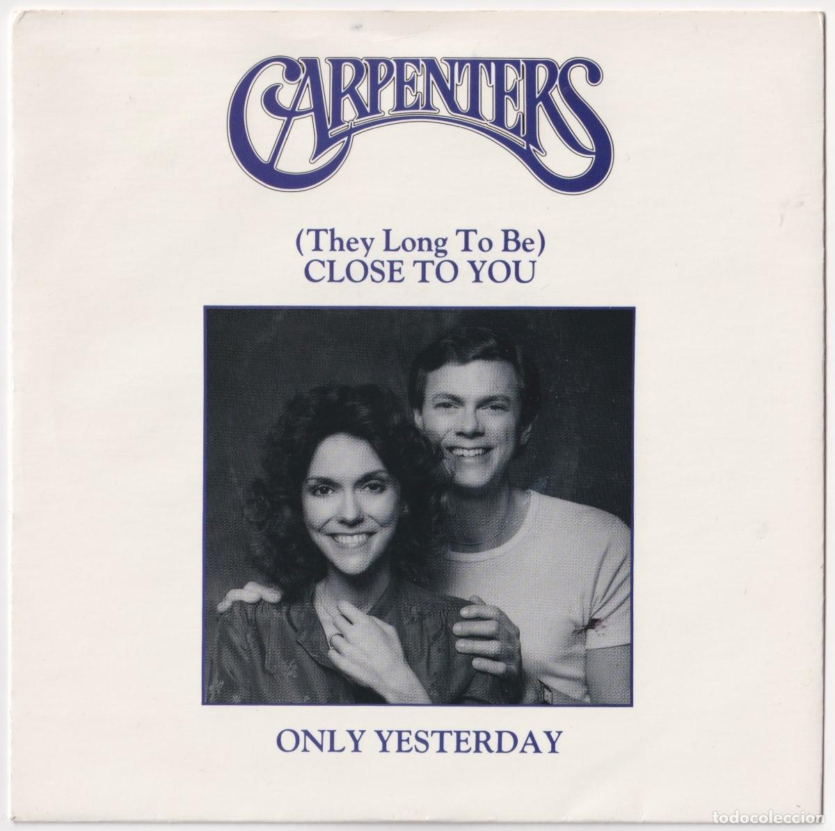 Discos de vinilo: LIQUIDACI&Oacute;N - THE CARPENTERS - Close to you - Only yesterday - Made in the UK