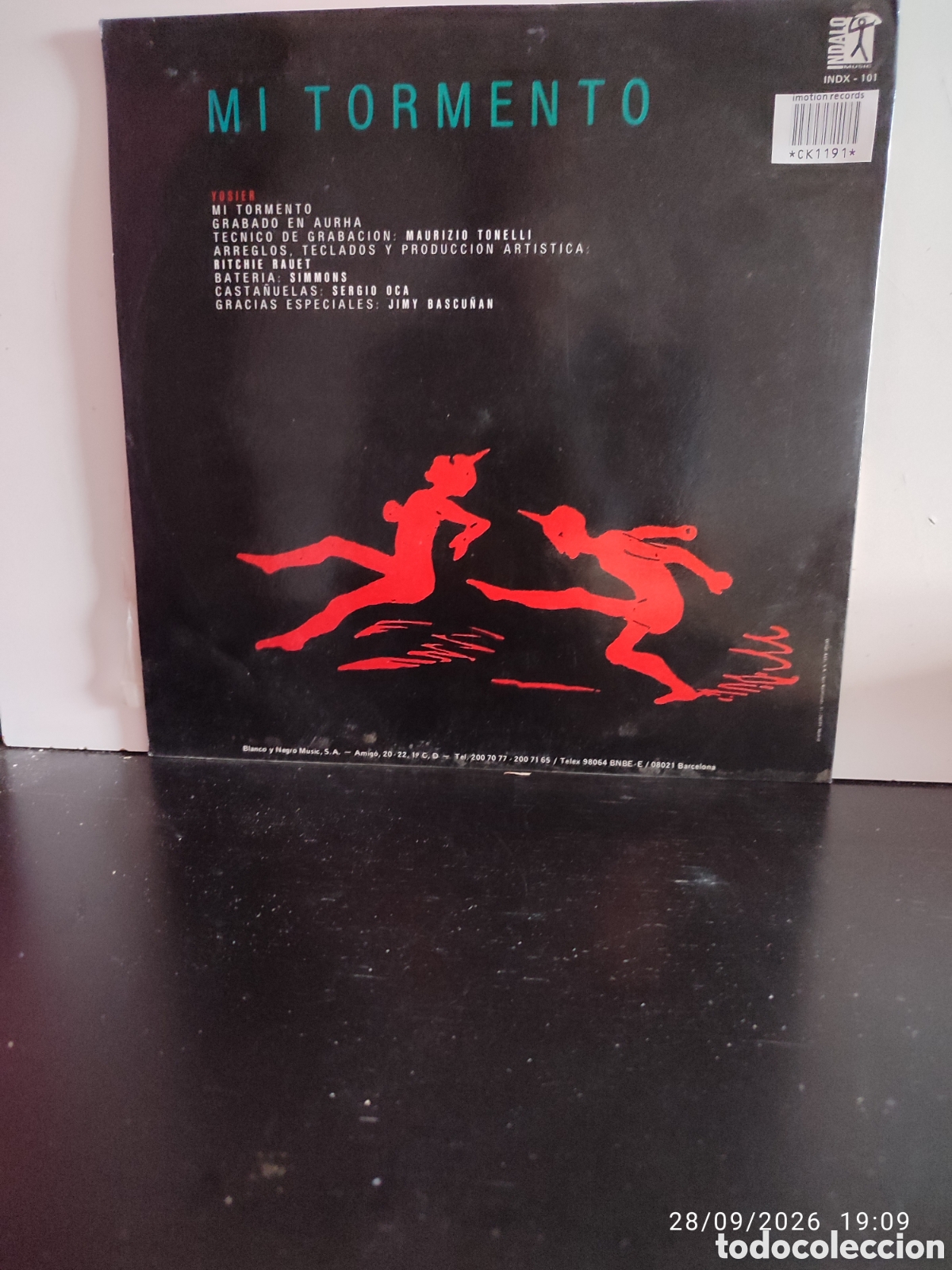 Discos de vinilo: Yosier &ndash; Mi Tormento - Foto 2