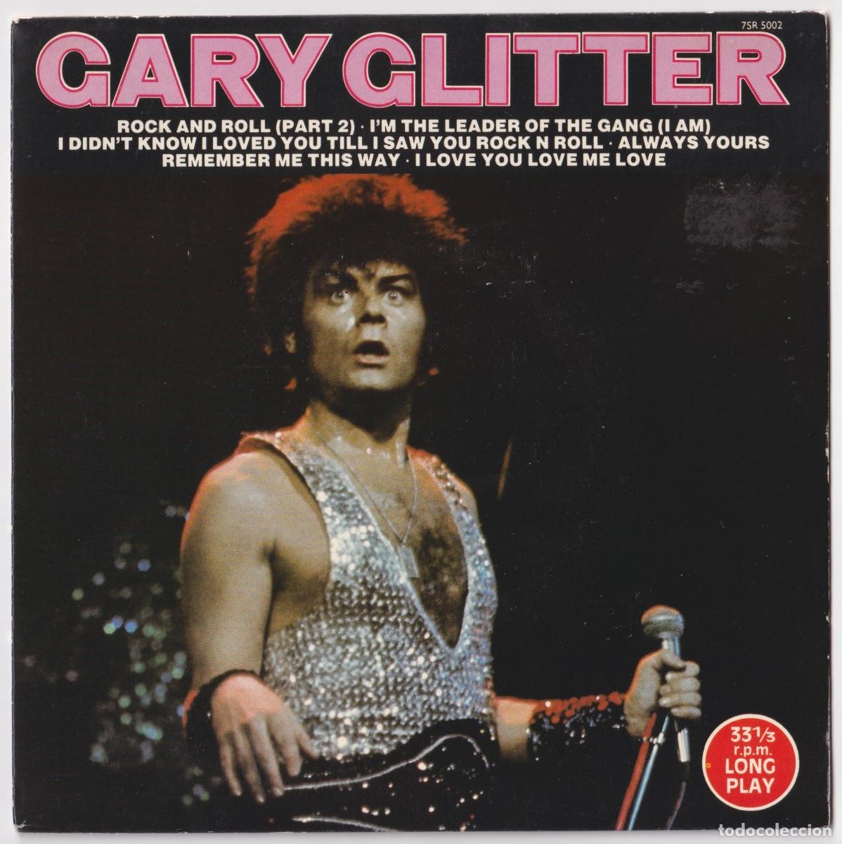 Discos de vinilo: LIQUIDACI&Oacute;N - GARRY GLITTER - Rock and Roll (Part 2) - The Leader of the gang + 4- EP Made in the UK