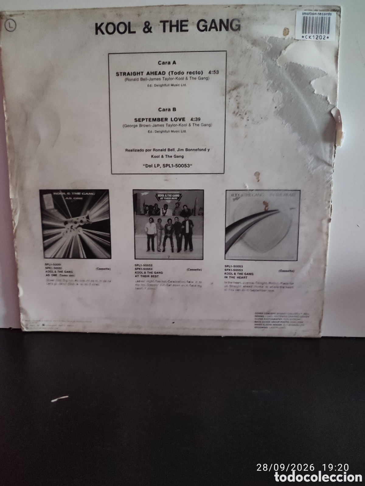 Discos de vinilo: Disco de vinilo ck1202 - Foto 2