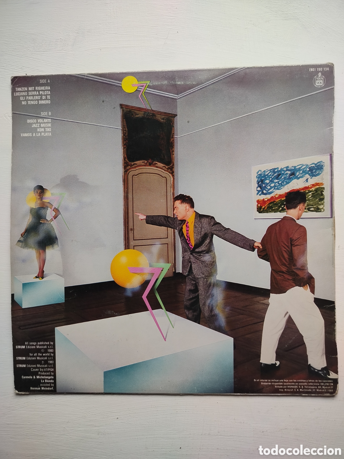 Discos de vinilo: Righeira LP 1983 Hispavox - Foto 2