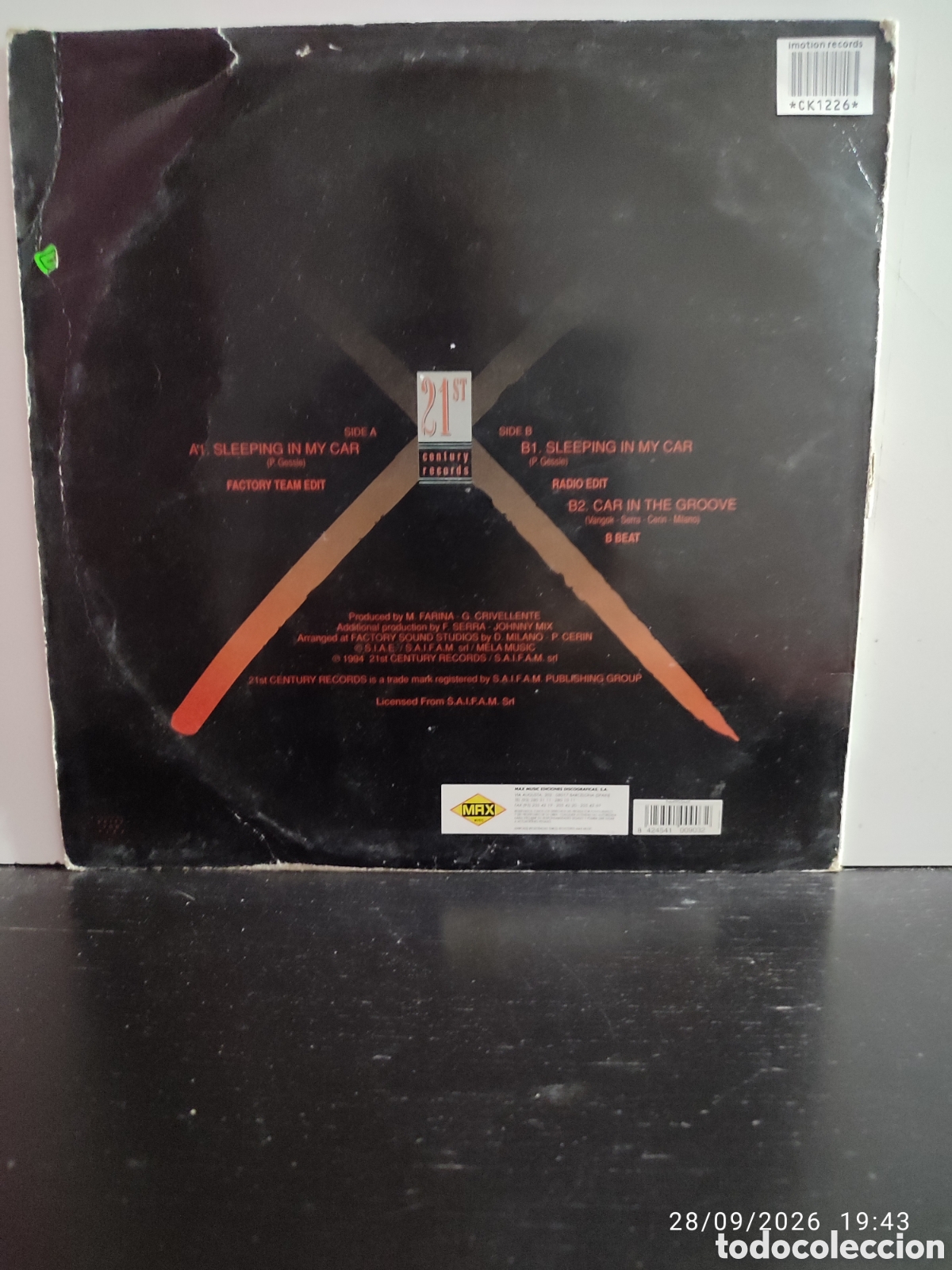 Discos de vinilo: Disco de vinilo ck1226 - Foto 2