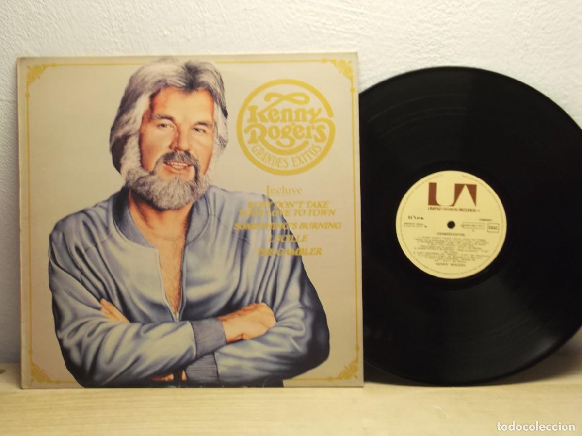 Discos de vinilo: Kenny Rogers &ndash; Grandes Exitos LP 1979 - Foto 1
