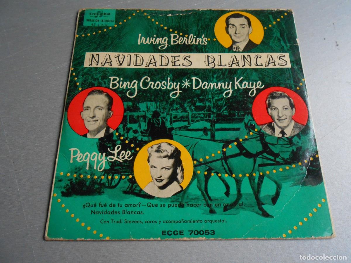 Discos de vinilo: BING CROSBY * DANNY KAYE, EP, &iquest;QUE FUE DE TU AMOR? + 2, COLUMBIA ECGE 70053