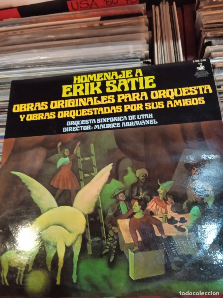 Discos de vinilo: ORQUESTA SINF&Oacute;NICA DE UTAH- HOMENAJE A ERIK SATIE. LP DOBLE