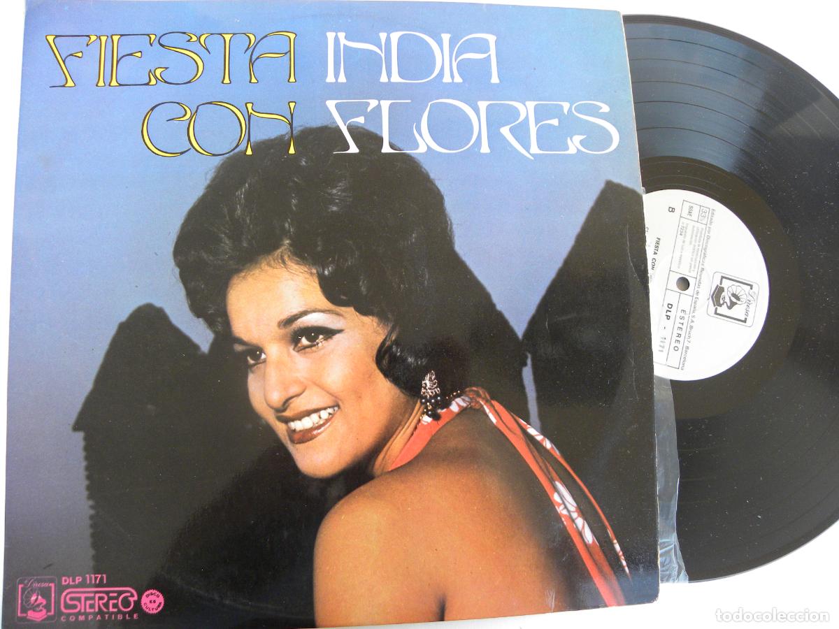 Discos de vinilo: INDIA FLORES, FIESTA CON -LP 1973 -PEDIDO MINIMO 3 EUROS