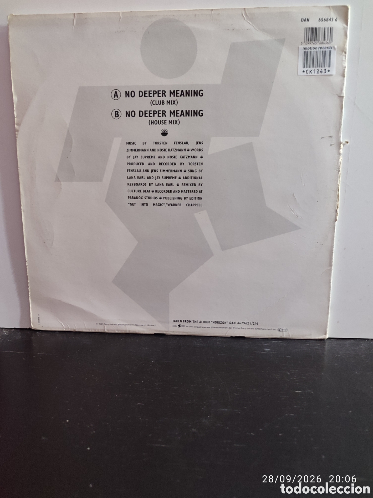 Discos de vinilo: Disco de vinilo ck1243 - Foto 2