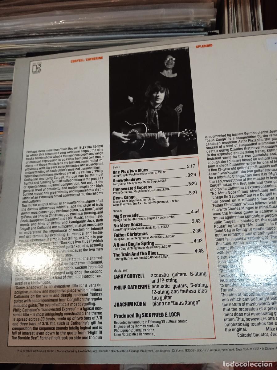 Discos de vinilo: LARRY CORYELL / PHILIP CATHERINE- SPLENDID. LP - Foto 2
